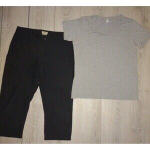 Royal Robbins Capri-Size 10 & Large Grey Shirt- Outfit Bundle!!